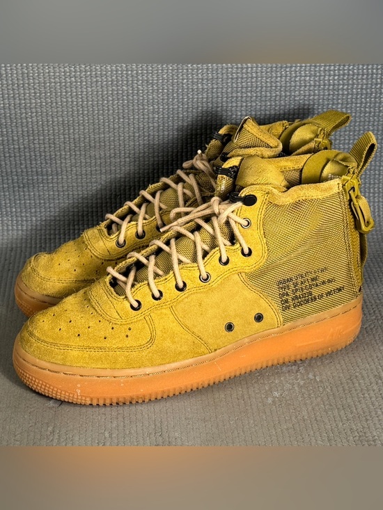 Nike Shoes - Nike SF Air Force 1 Mid Shoes Desert Moss Gum AJ0424-300 Sz 6Y Sz 7.5 Women